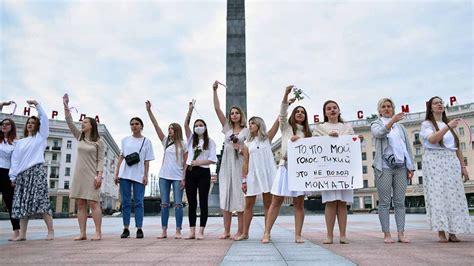 Belarus Says 700 More Held As Women Stage New Rallies The Moscow Times