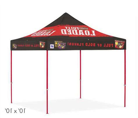 Custom 10x10 Canopy Tent With Company Logo