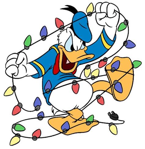 Donaldchristmaslights 525×541 Pixels Disney Christmas Donald