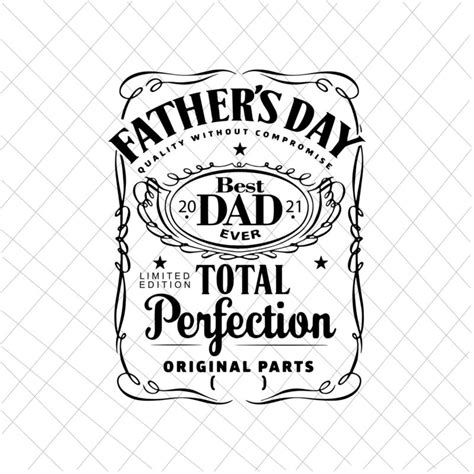 Best Dad Ever Svg Dad Whiskey Label Fathers Whiskey Label Svg