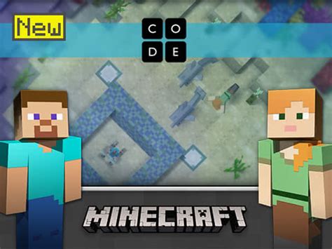 The new minecraft hour of code tutorial is now available in minecraft: Media Center Resources/Research / Hour of Code