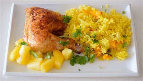 Caribbean Chicken With Turmeric Rice Pilaf Recipe PrepYoSelf
