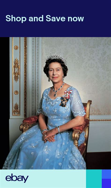 Queen elizabeth ii has ruled for longer than any other monarch in british history. Queen Elizabeth II Portrait 14 x 11 Photo Print | Her ...