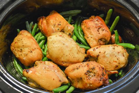 Season with salt and pepper. CrockPot Chicken Recipes - 45 Chicken Thighs, Chicken ...