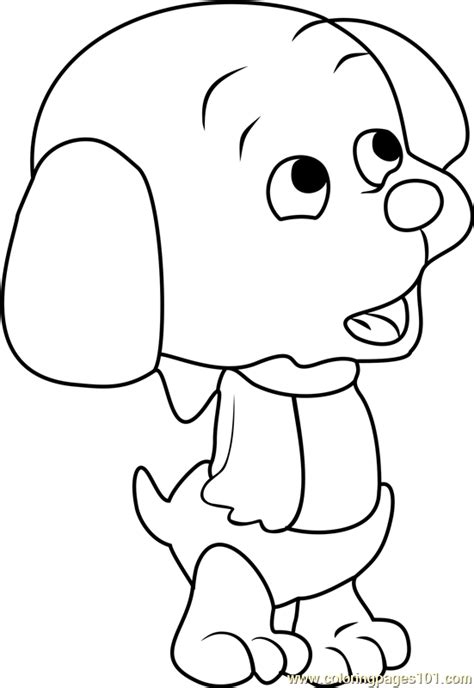 Pound Puppies Whopper Coloring Page For Kids Free Pound Puppies