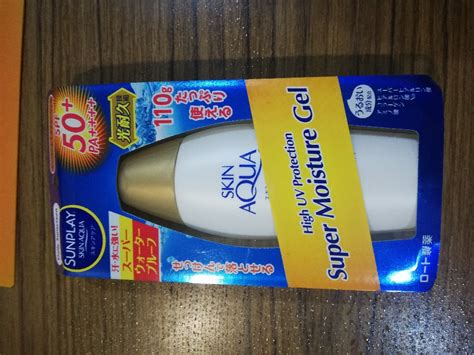 It is said that these sunscreen or you can also call it sunblock or sun protector is. Sunplay Skin Aqua UV Super Moisture Gel SPF50 PA++++(110g ...