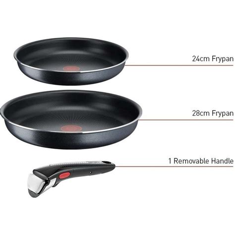 Tefal Ingenio Xl Force Piece Cookware Set Of Frypans Woolworths