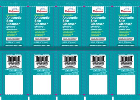 Antiseptic Skin Cleanser Walgreen Co Fda Package Insert