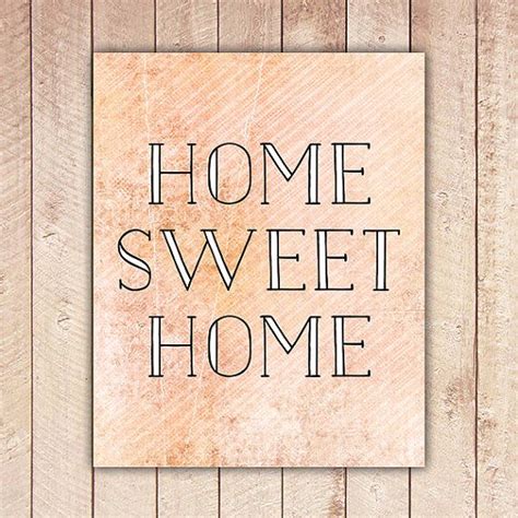 Home Sweet Home Printable Art Print Purple By Papercanoeprintables 2