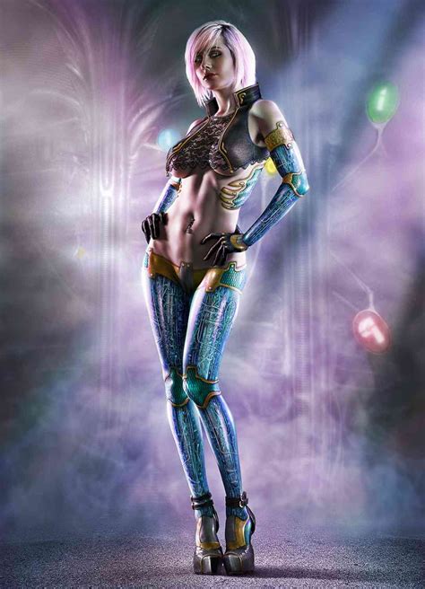 Jeffery Scott Portfolio The Machines Cyberpunk Girl Cyberpunk Character Fantasy Girl