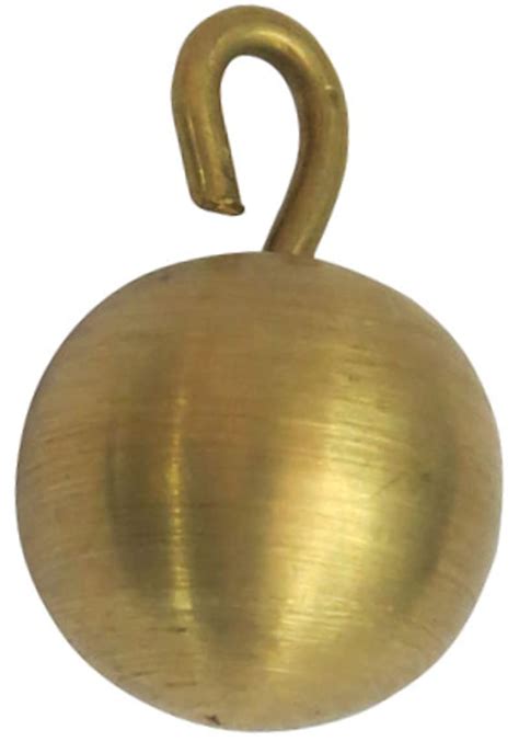 Fzn Brass Pendulum Bob Balls 18 Mm Diameter With Hooks For Physics Lab Laboratory Pack Of 1