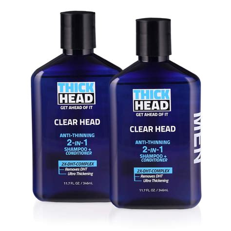 Thick Head Clear Head Anti Thinning 2 In 1 Shampoo And