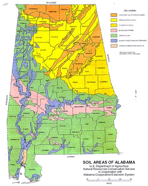Map Of The Soils In Alabama Nrcs Soils