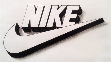 3d Nike Logo Drawing 3d Nike Logo Drawing Bodbocwasuon