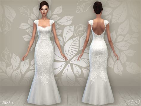 My Sims 4 Blog Wedding Dress 06 By BEO