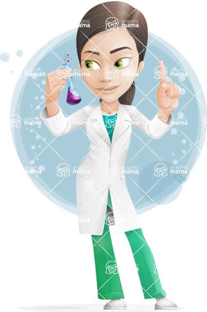 Cute Female Nurse Vector Cartoon Character 85 Illustrations Shape 7 Graphicmama