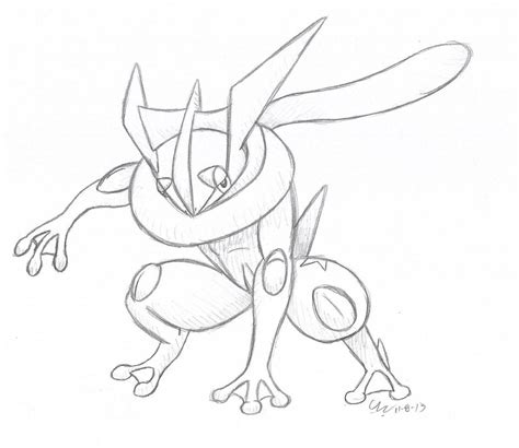 Mega Greninja Coloring Pages Coloring Pages