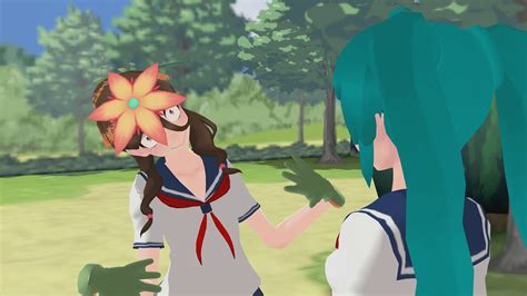 【mmd X Yandere Simulator】look At The Flick Of The Wrist Youtube