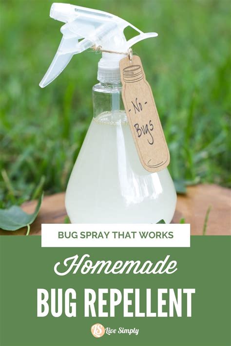 Diy Homemade Bug Spray Repellent Live Simply Homemade Bug Spray