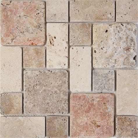 Scabos Roman Pattern Mosaic Contemporary Mosaic Tile