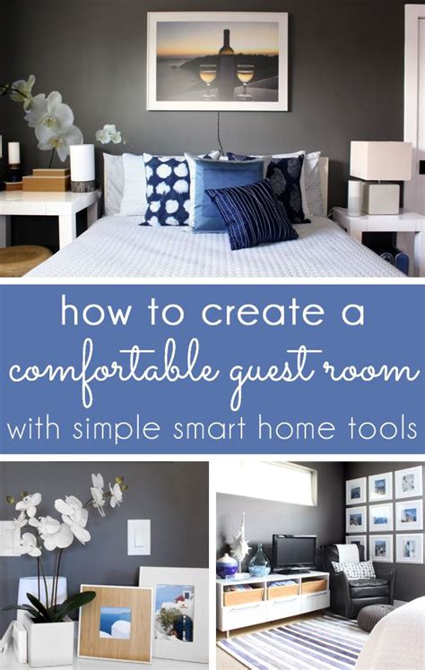 How To Create A Comfortable Guest Room With Simple Smart Home Tools