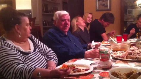 There is a family style. UNCENSORED SuperPop Thanksgiving family fight crazy old ...