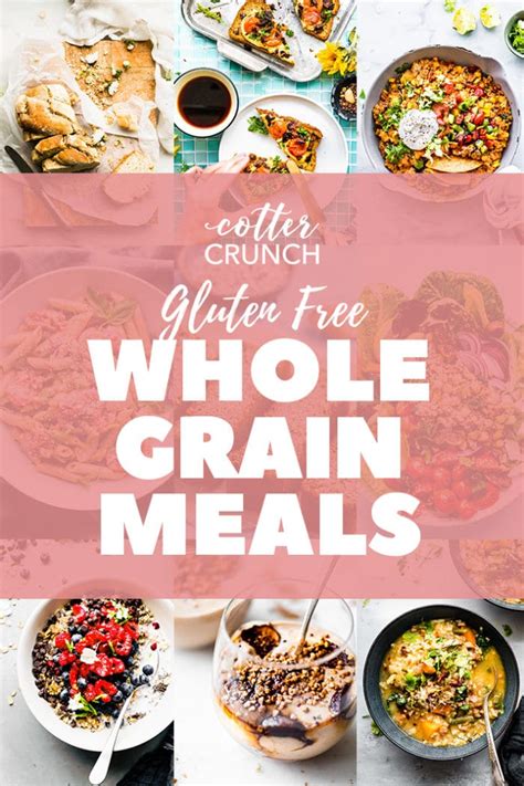 Gluten Free Whole Grains Meal Plan