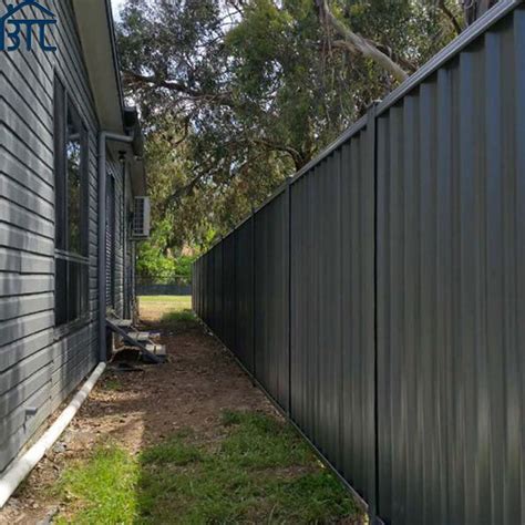 Steel Sheet Privacy Corrugated Metal Fence Panels For Sale China Colorbond Privacy Fencing