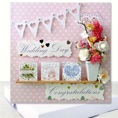 Luxury Boxed Wedding Card Wedding Day Congratulations Card