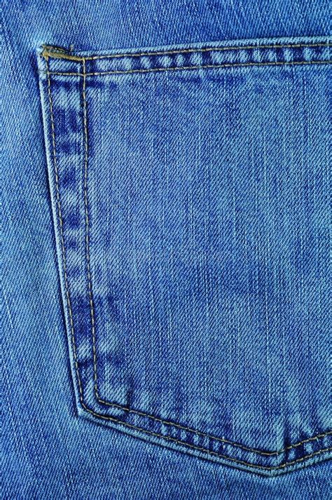 Denim Jeans Pocket Stock Photo Image Of Pants Background 7792460