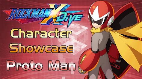 Mega Man X Dive Proto Man Showcase Gameplay Skills Art And 3d Model