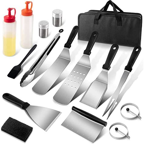 Ajkpl Griddle Accessories Kit 16 Pieces Flat Top Grill Accessories