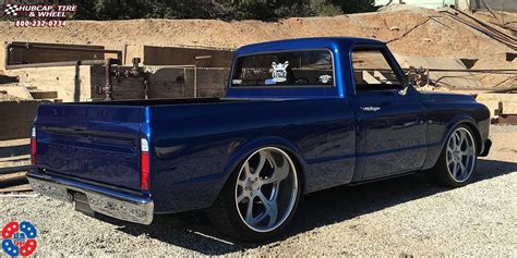 Chevrolet C 10 Us Mags El Rey U459 Wheels Matte Silver Texture