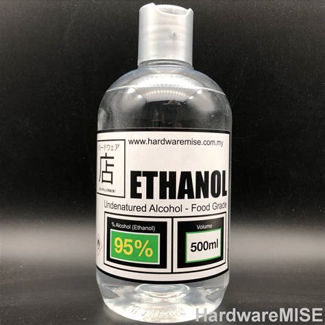 Ethanol 95 Sanitizer Food Grade Undenatured Ethyl Alcohol Potable