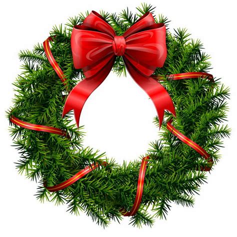 Free Christmas Wreath Clip Art Clipart Best