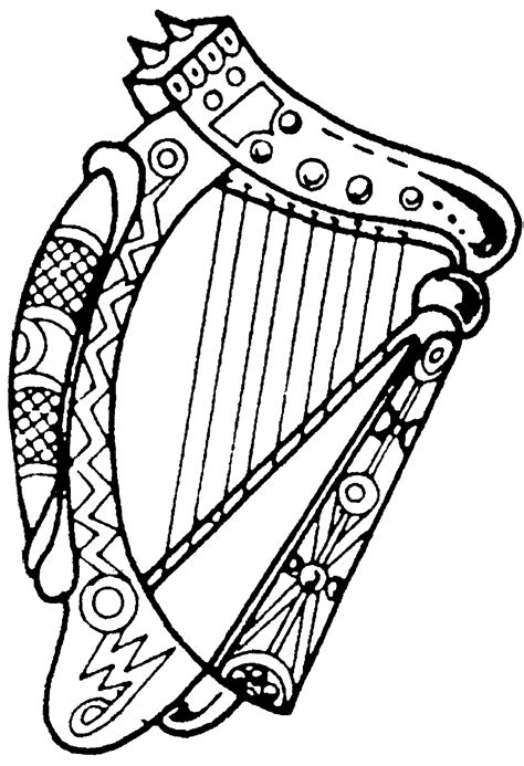 Harp Drawing Free Download On Clipartmag