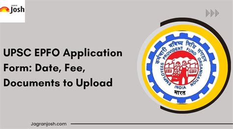 Upsc Epfo Application Form 2023 Printable Forms Free Online