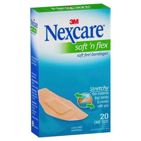 Nexcare Soft N Flex Bandages One Size X 20 Chemist Direct