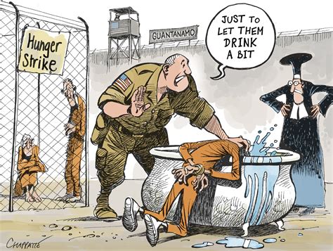 Hunger Strike In Guantánamo Globecartoon Political Cartoons