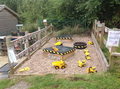 Construction Area Small World Out Doors Early Years Eyfs Outdoor