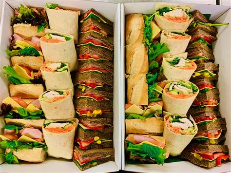 Gourmet Mixed Sandwiches And Wraps 18 Per Person Please Note This