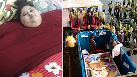 Weighing 500 Kg Worlds Heaviest Woman From Egypt Lands In Mumbai For