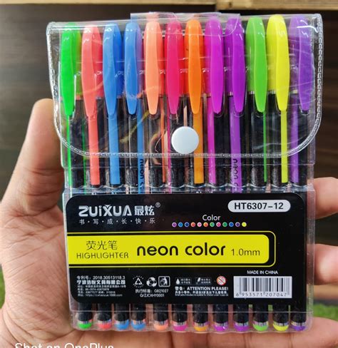 Neon Pens 12 Shades Crafteroof
