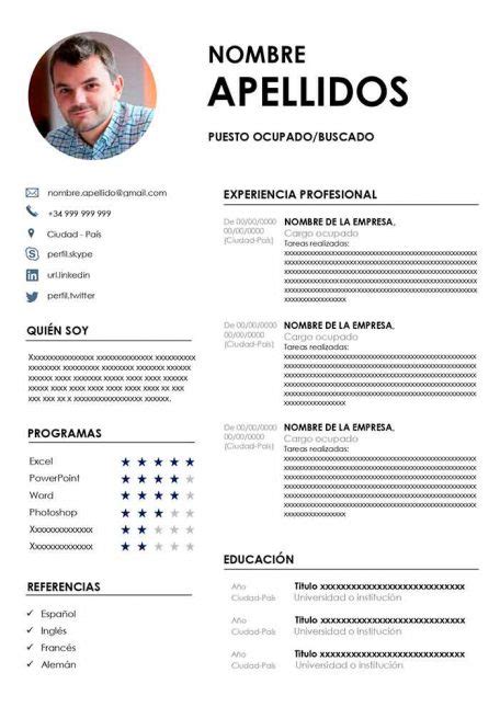 Formato Curriculum Vitae 2022 Word Of The Year Imagesee