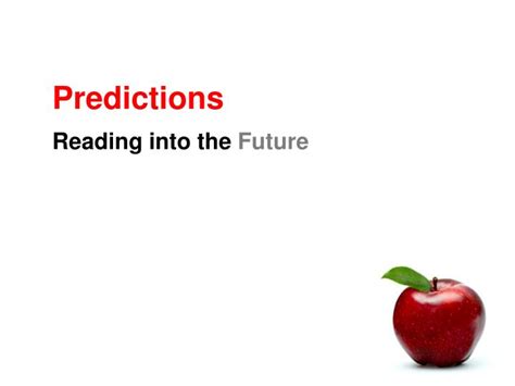 Ppt Predictions Powerpoint Presentation Free Download Id5395967