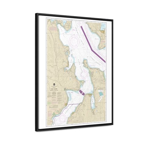 Puget Sound Entrance To Hood Canal Nautical Chart Floating