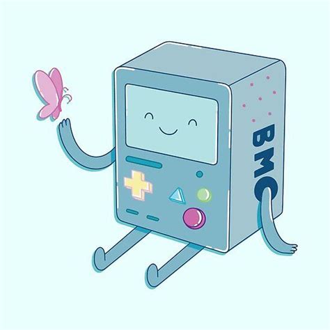 Bmo And Butterfly Adventure Time In 2020 Adventure Time Tattoo