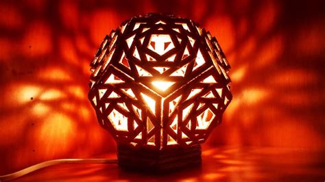 How To Make A Beautiful Geometric Cardboard Lamp Diy
