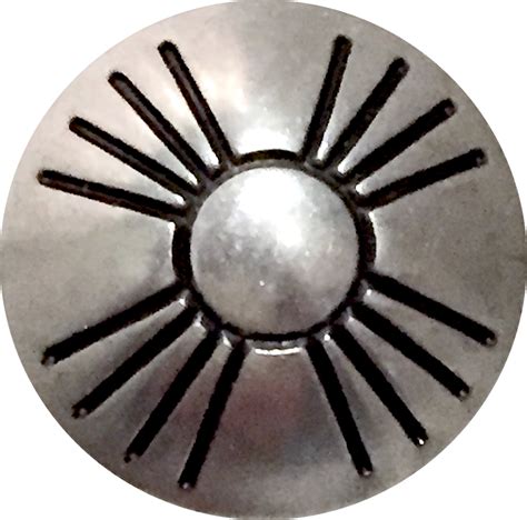 Concho Button Sun Zia Symbol 34 Sw 12 The Button Bird