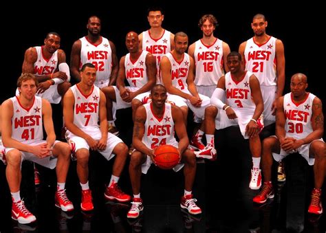 2009 Mvp Kobe Bryant Shaquille Oneal All Star Nba Basketball Teams